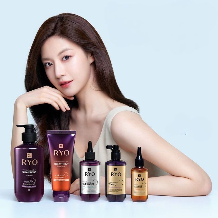 RYO Haircare campaign with product range